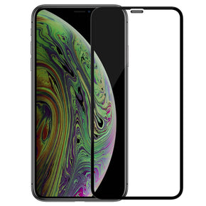Apple iPhone 11 Pro Max (6.5) Full Cover Tempered Glass Screen Protector (Bulk Packaging) - Black