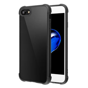 Apple iPhone SE Semi Transparent Hybrid Bumper Case Cover