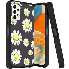 Samsung Galaxy A23 5G Tough Slim Hybrid Case (with Built-in Magnetic Plate) - Chamomile Flowers