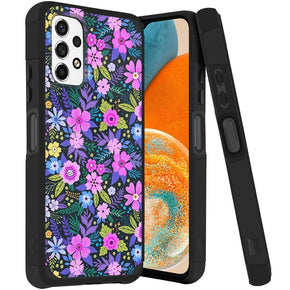 Samsung Galaxy A23 5G Tough Slim Hybrid Case (with Built-in Magnetic Plate) - Mystical Floral Bloom
