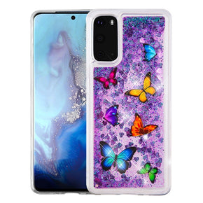 Samsung Galaxy S20 Quicksand Glitter Design Case Cover
