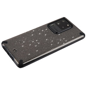 Samsung Galaxy S20 Ultra Slim Transparent Glitter Case Cover