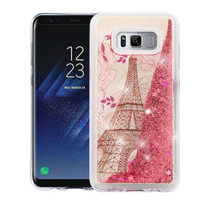 Samsung Galaxy S8 Hybrid Design Glitter Case Cover
