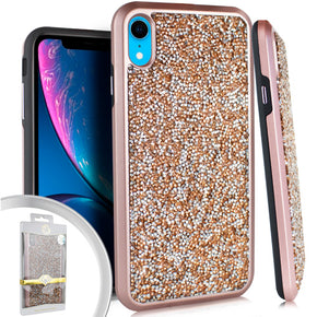 Apple iPhone XR ONYX Crystal Case - Rose Gold / Silver