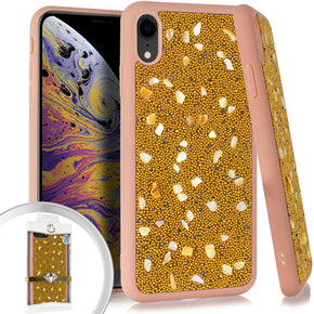 Apple iPhone XR ONYX POPROCKS Case - Rose Gold