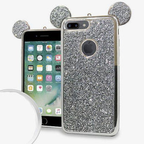 iPhone 7Plus Diamond Glitter Ear Case Cover