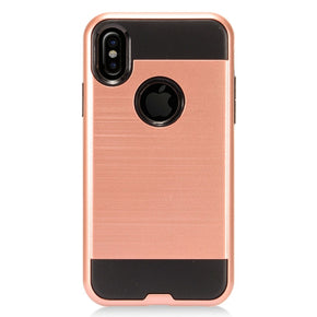Apple iPhone XS/X Hybrid Brushed Case Cover