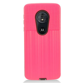 Motorola Moto  G6 Play Hybrid Brushed Case Cover