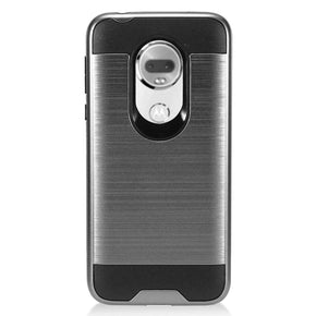 Motorola G7 Power Hybrid Brushed Case Cover