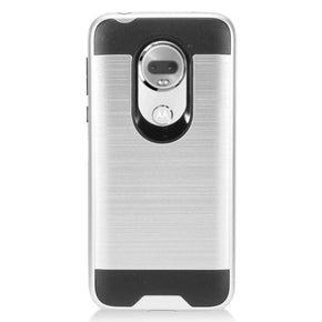Motorola Moto G7 Hybrid Brushed Case Cover