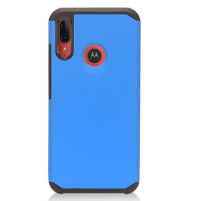 Motorola Moto E6 Plus AH2 Rubberized Hybrid Case - Blue