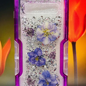 Samsung Galaxy S10 Hybrid Flower Case Cover