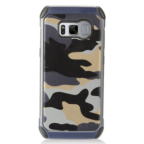 Samsung Galaxy S8 EC4 Hybrid Case - Grey Camouflage