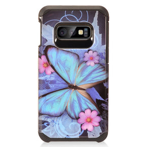 Samsung Galaxy S10e AD1 Image Hybrid Case - Blue Butterfly