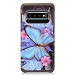Samsung Galaxy S10 AD1 Image Hybrid Case - Blue Butterfly
