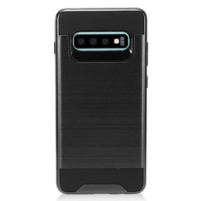 Samsung Galaxy S10 Plus Hybrid Brushed Case Cover
