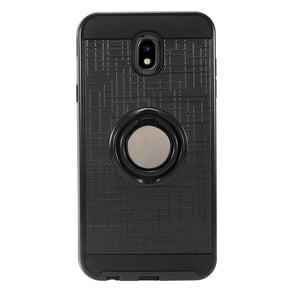 Samsung Galaxy J7 (2018) Brush and Ring Case Cover