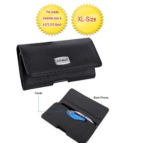 X- Large Horizontal Leather Pouch