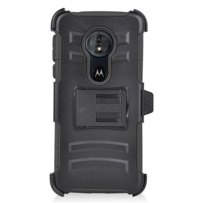 Motorola G6 Play Holster Combo Clip Case Cover