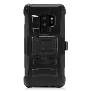 Samsung Galaxy S9 Plus Hybrid Holster Clip Case Cover