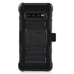 Samsung Galaxy S10 Hybrid Holster Combo Clip Case Cover