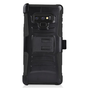 Samsung Galaxy Note 9 PR Hybrid Armor Case with Holster - Black