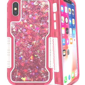 Apple iPhone Xs Max Hybrid Glitter Motion  Case Cover