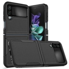 Samsung Galaxy Z Flip4 Absolute Thick Tough Hybrid Case - Black