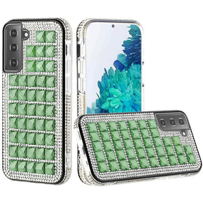 Samsung Galaxy S21 Diamond Crystal Case - Green