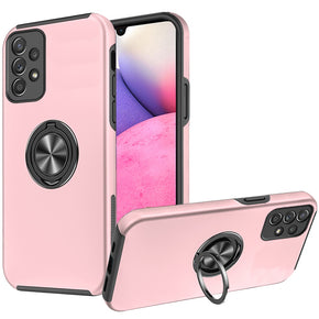 Samsung Galaxy A33 CHIEF Oil Painted Hybrid Case (with Magnetic Ring Stand) - Pink