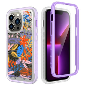 Apple iPhone XR Exotic Design Heavy Duty Hybrid Case - Colorful Floral
