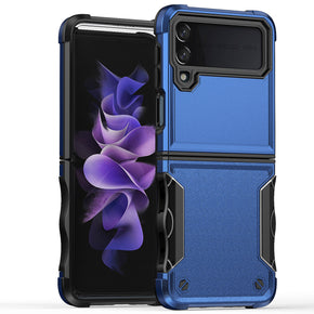 Samsung Galaxy Z Flip4 Exquisite Tough Hybrid Case - Blue