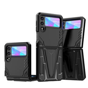 Samsung Galaxy Z Flip3 5G Alien Design Magnetic Hybrid Case (with Kickstand)