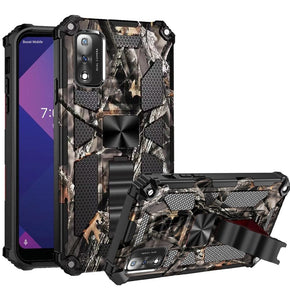 Wiko Ride 3 Machine Design Hybrid Case (with Magnetic Kickstand) - Army Camo