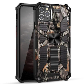 Apple iPhone XR Machine Hybrid Case (with Magnetic Kickstand) - Army Green Camo