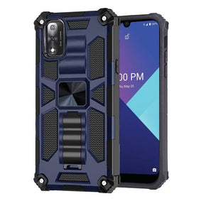 Wiko Ride 3 Machine Hybrid Case (with Magnetic Kickstand) - Blue / Black