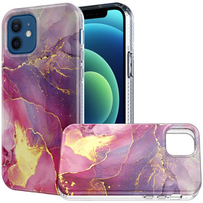 Apple iPhone 12 Pro Max (6.7) META Marble Stone Design TPU Case