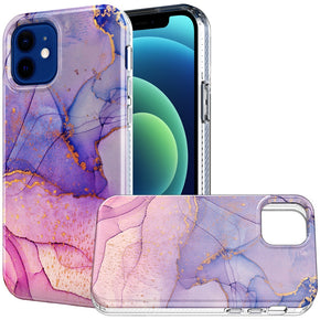 Apple iPhone 12 / 12 Pro (6.1) META Marble Stone Design TPU Case