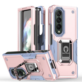 Samsung Galaxy Z Fold4 OPTIMUM Hybrid Case (with Magnetic Ring Stand) - Rose Gold