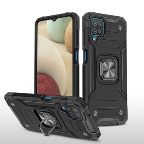 Samsung Galaxy A12 5G Robust Hybrid Case (with Magnetic Ring Stand)