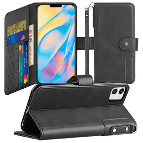 Motorola Moto G Stylus 5G (2022) Retro Wallet Case - Black