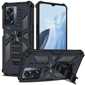 OnePlus Nord N300 5G Rockstar Machine Case (with Built-in-Magnetic Plate) - Blue