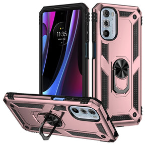 Motorola Edge Plus (2022) Hybrid Case (with Magnetic Ring Stand) - Rose Gold