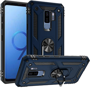 Samsung Galaxy S9 Plus Hybrid Case (with Magnetic Ring Stand) - Blue