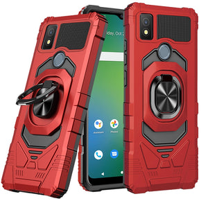 Cricket Icon 4 Robotic Hybrid Case (with Magnetic Ring Stand) - Red