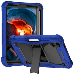 Apple iPad mini 6 Tough Hybrid Case (w/ Kickstand) - Blue / Black