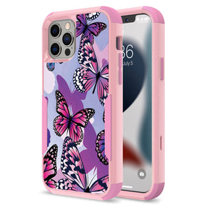 Apple iPhone 13 Pro Max (6.7) Tough Hybrid Case  - Butterfly