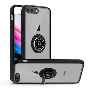 Apple iPhone 8/7 Plus Smoke Hybrid Case (with Magnetic Ring Stand)