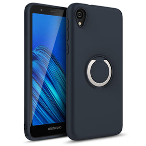 Motorola Moto E6 REVOLVE Series Case (with Magnetic Ring Stand)