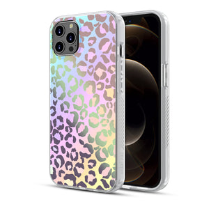Apple iPhone 12 Pro Max (6.7) Mood Series Design Case - Holographic Leopard